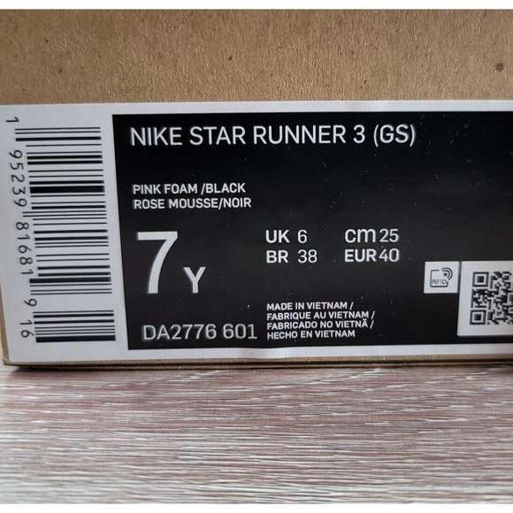 NEW Nike Runner Pink Foam Women's Size 8.5 Athletic Running Sneakers Shoes - Picture 9 of 9